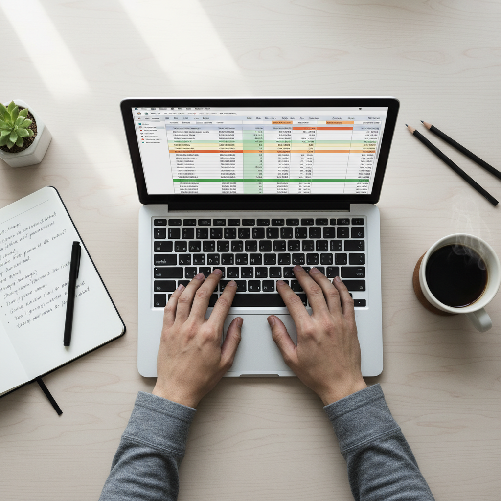 Como fazer planilha de gastos