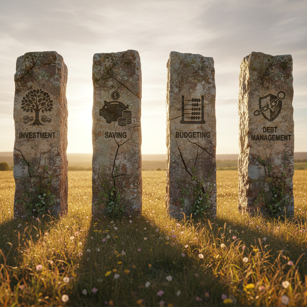 4 pilares do bem-estar financeiro